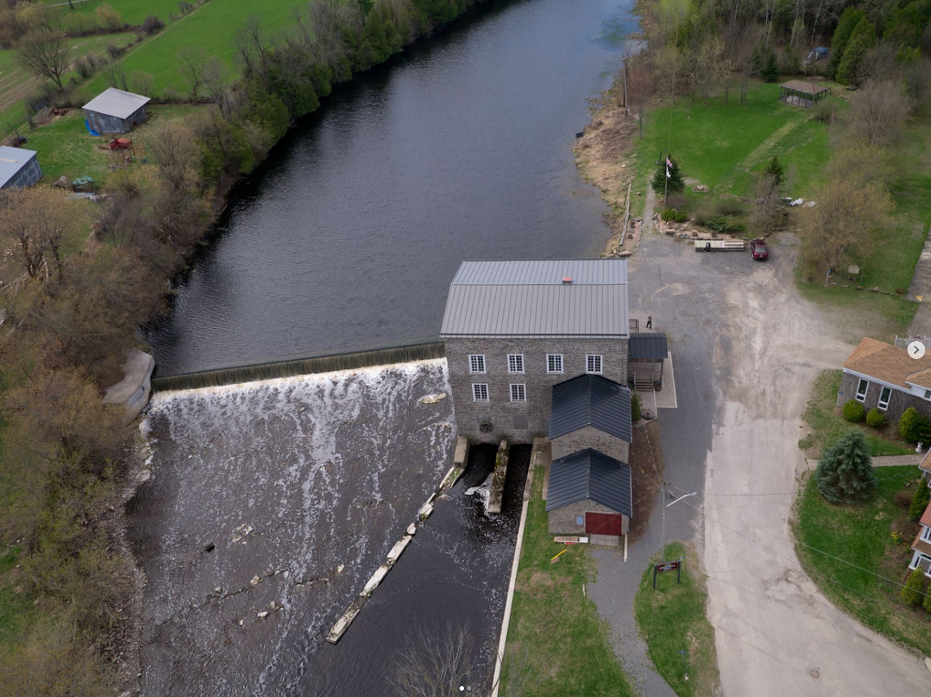 mill aerial view