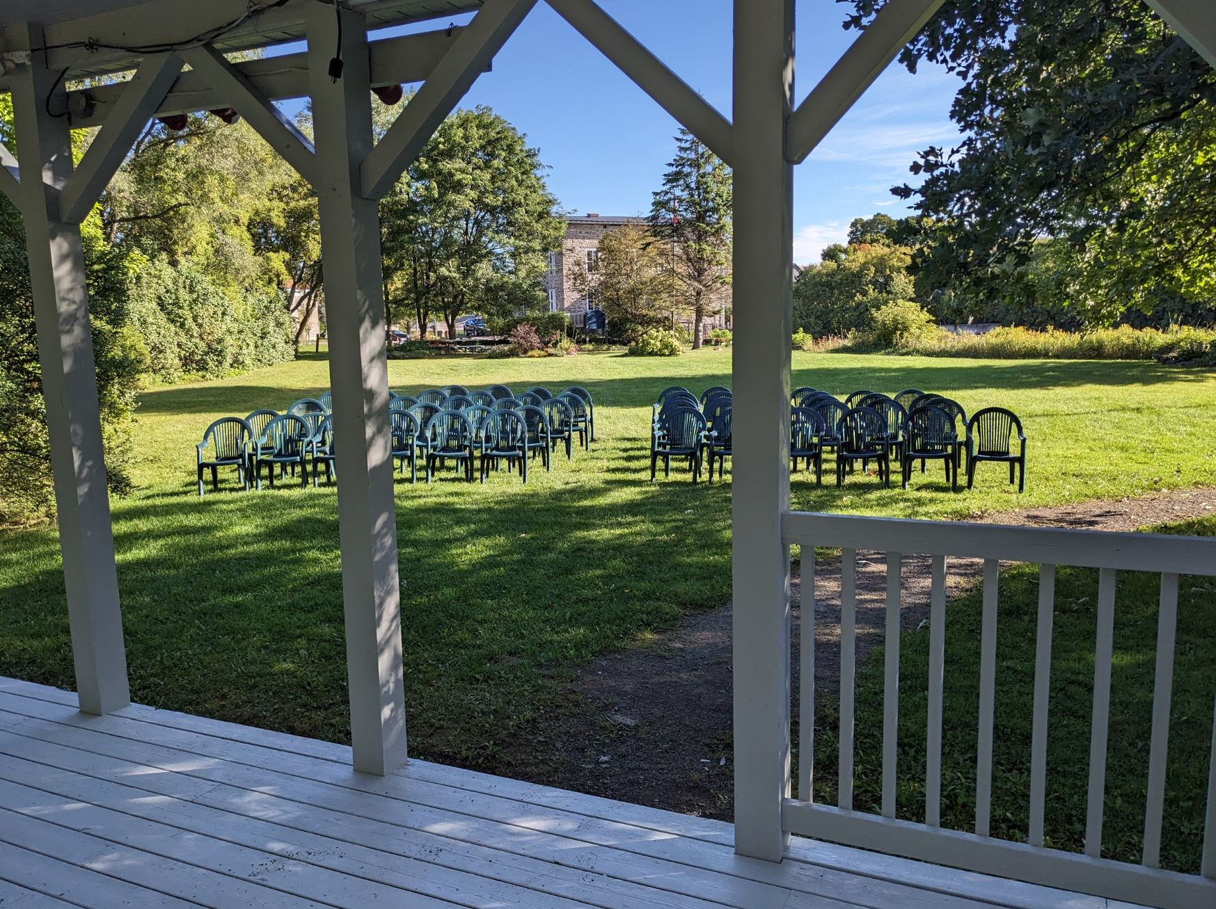 Spencerville Mill Park grounds 