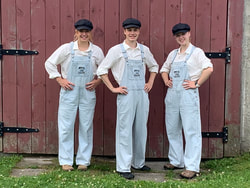 students in historical costume