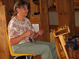 Volunteers at the mill