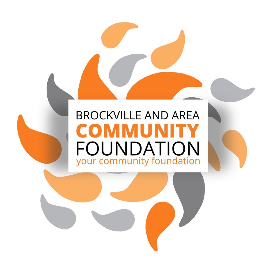 logo orange and gray, Brockville and Area Community Foundation