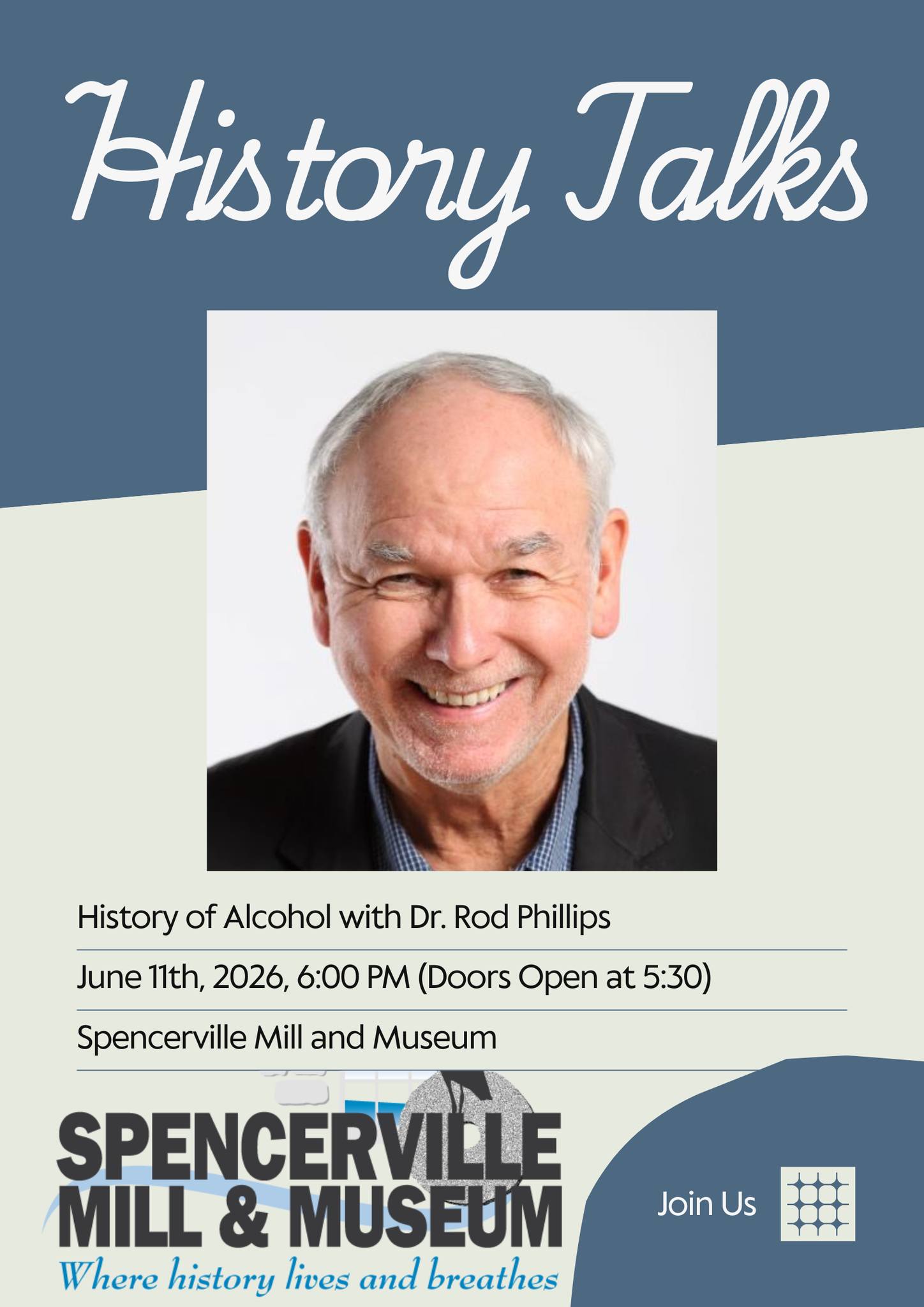Event Poster - Dr Rod Phillips